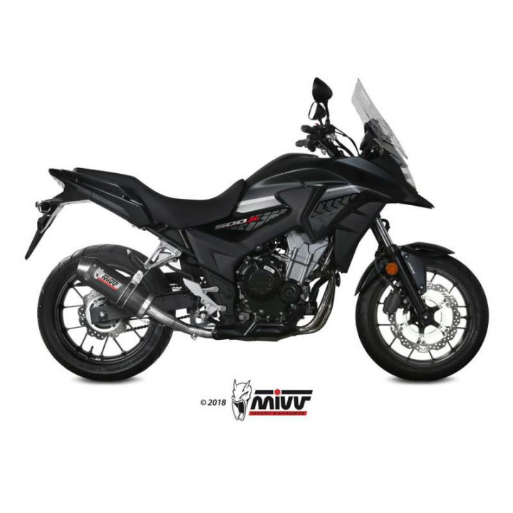Mivv OVAL Carbon omitted muffler (H.067.L3C) Honda CB500X