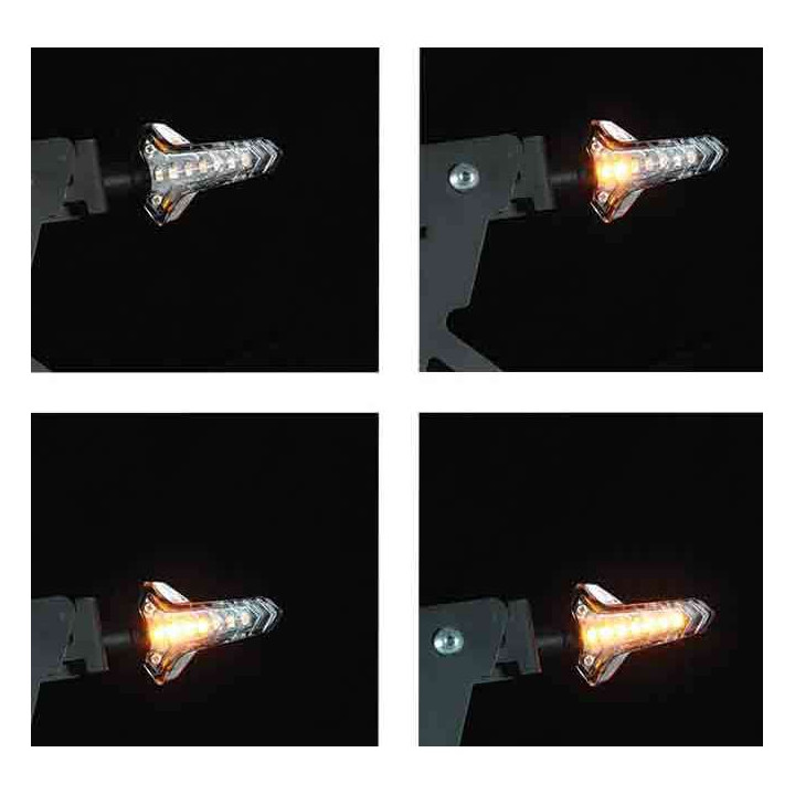 Sequential motorcycle flashers Chaft WAON