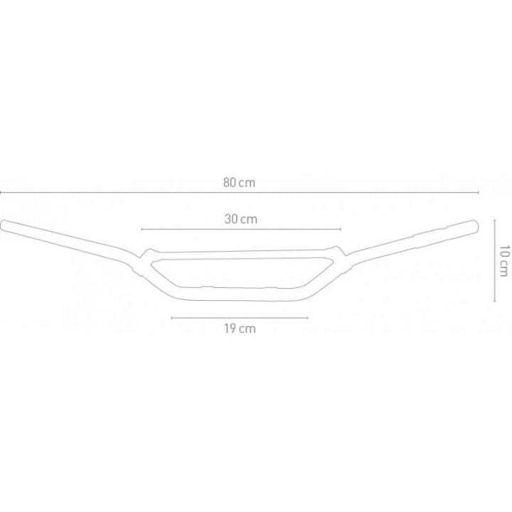 Guidon moto Chaft CROSS