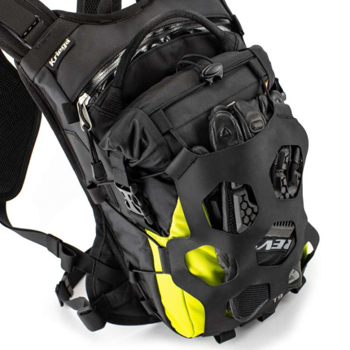 Kriega TRAIL 9 Lime motorcycle backpack