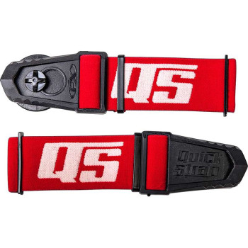 Quick Strap pour masque cross ROUGE