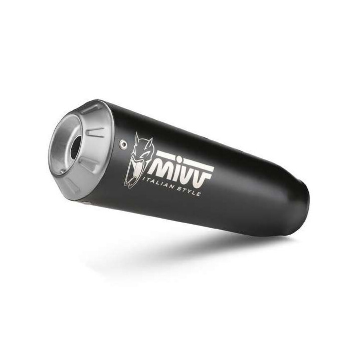 Silencieux Homologué Mivv X-M1 Inox noir (E.008.LC4B) Benelli Leoncino 800