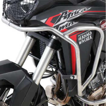 Pare-carters haut Inox Hepco & Becker CRF1100L AFRICA TWIN Pare-carters haut Inox Hepco & Becker CRF1100L AFRICA TWIN
