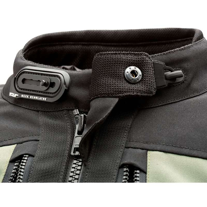 Motorcycle jacket T.UR ROADBOOK HYDROSCUD Green/Grey Motorcycle jacket T.UR ROADBOOK HYDROSCUD Green/Grey
