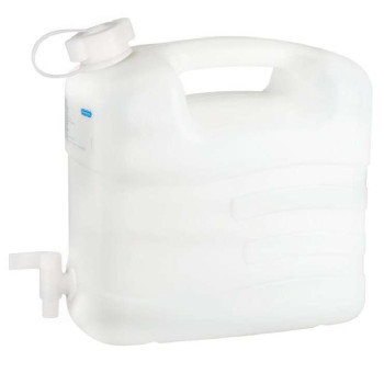 Jerrican alimentaire polyéthylène blanc Pressol 10 litres