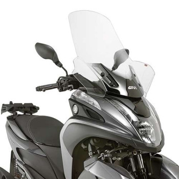 Bulle incolore Givi 74cm (2120DT+D2120KIT) Yamaha TRICITY