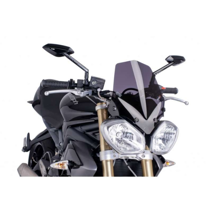Pare-brise 28cm Puig NAKED NEW GENERATION (5658) Triumph SPEED / STREET TRIPLE 11-
