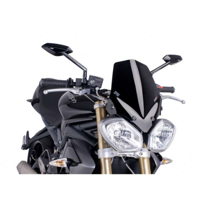Pare-brise 28cm Puig NAKED NEW GENERATION (5658) Triumph SPEED / STREET TRIPLE 11-