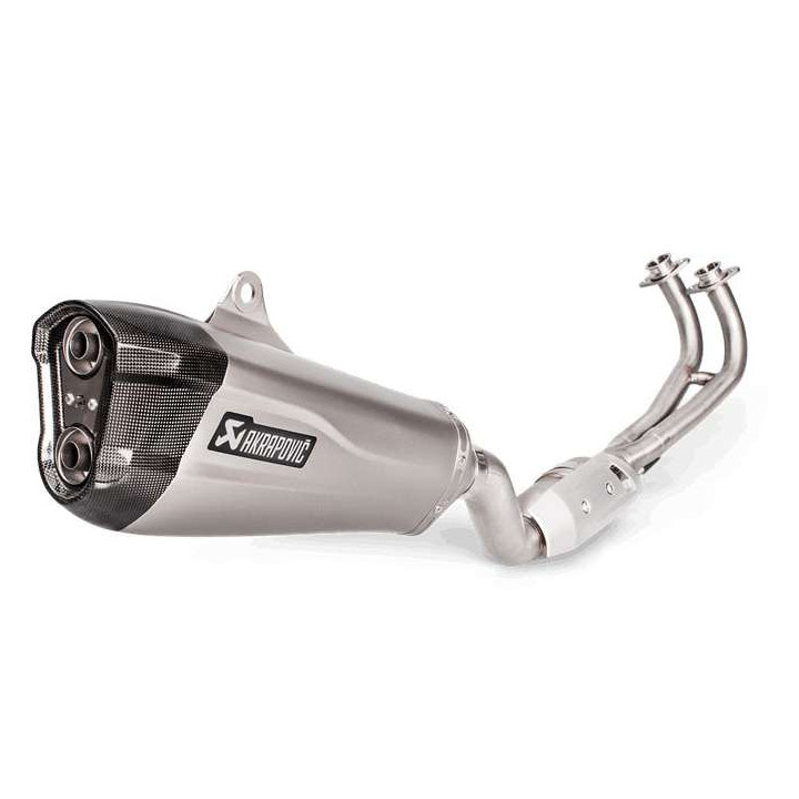 Ligne complète homologué Akrapovic RACING Titane Yamaha T-MAX 17-