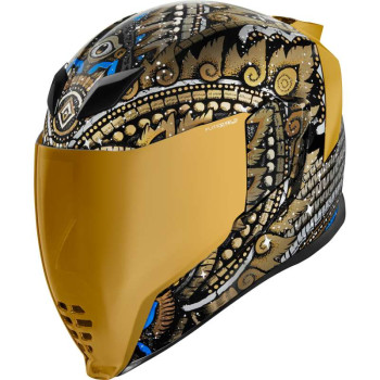 Casque moto Icon AIRFLITE DAY TRIPPER GOLD