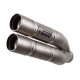 Silencieux homologué Mivv DOUBLE GUN Titane (E.005.LDG) Benelli TRK 502C