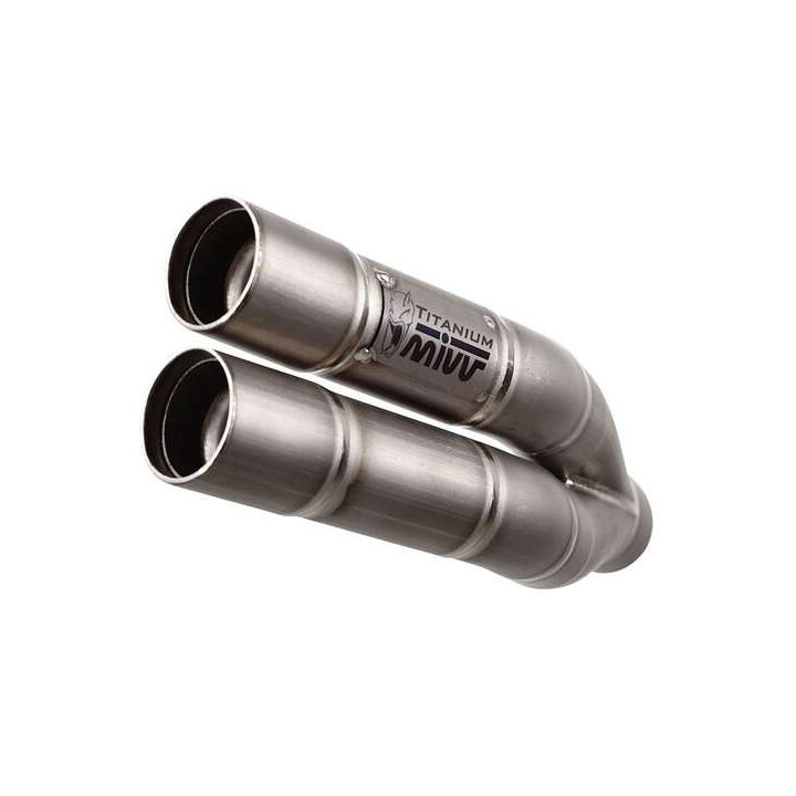 Silencieux homologué Mivv DOUBLE GUN Titane (E.005.LDG) Benelli TRK 502C