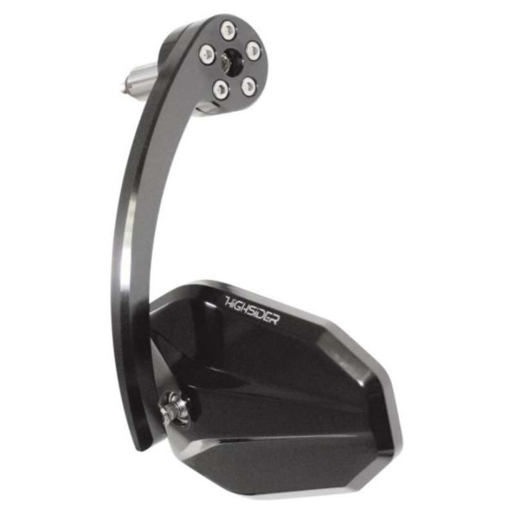 Rétroviseur embout de guidon HIGHSIDER VICTORY EVO Noir