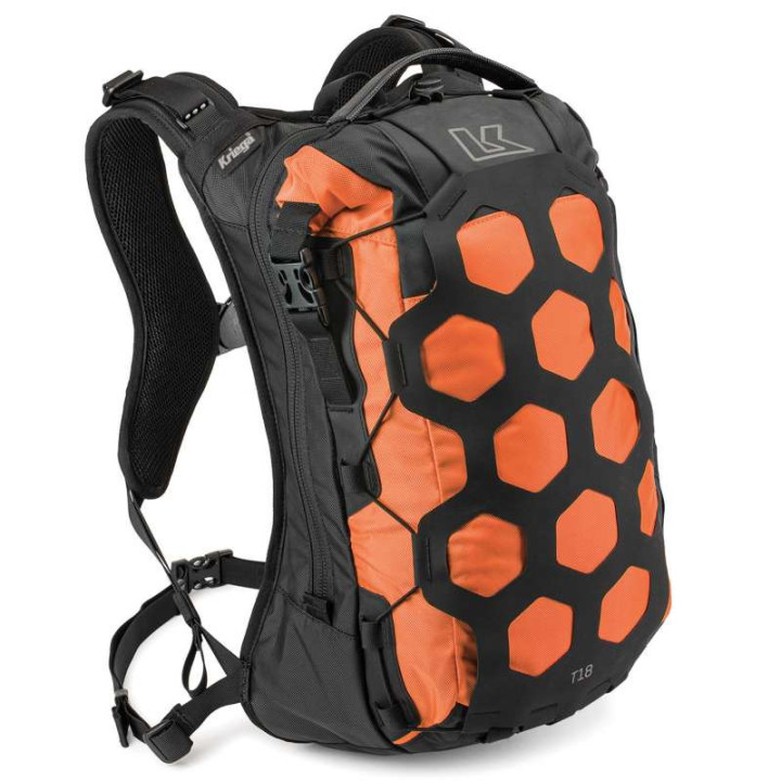 Motorcycle backpack Kriega TRAIL 18 Orange