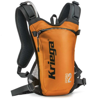 Sac à dos d'hydratation 2L Kriega HYDRO-2 ORANGE Sac à dos d'hydratation 2L Kriega HYDRO-2 ORANGE