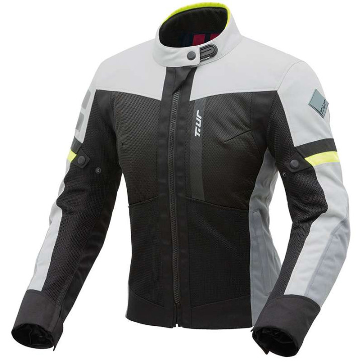 Veste moto femme T.UR ETNA HYDROSCUD LADY Black/Ice