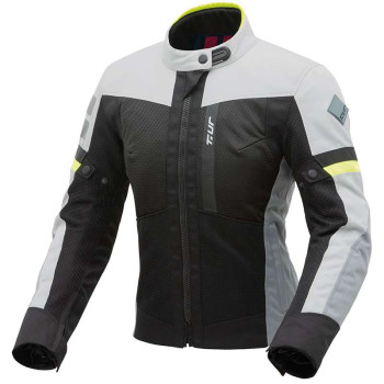 Veste moto femme T.UR ETNA HYDROSCUD LADY Black/Ice Veste moto femme T.UR ETNA HYDROSCUD LADY Black/Ice