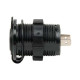 Prise double USB + USB-C + voltmètre