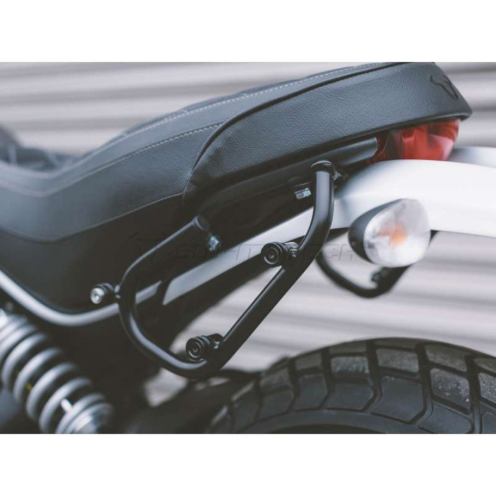 SW-Motech LEGEND GEAR LC1/LC2 saddlebags + SLC Ducati SCRAMBLER spacers