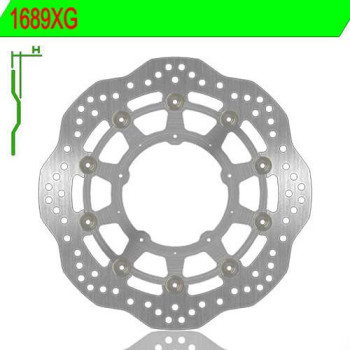 Disque de frein avant NG 1689XG Honda X-ADV