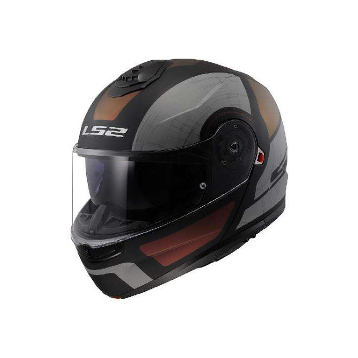 LS2 FF908 STROBE II ORION modular helmet Black/Grey 22.06
