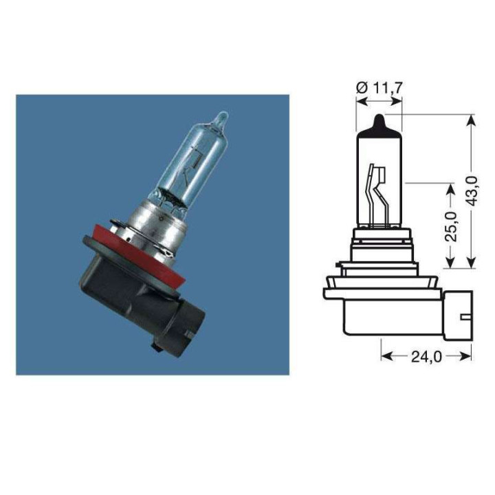 Ampoule phare OSRAM H11 12V 55W PGJ19-2