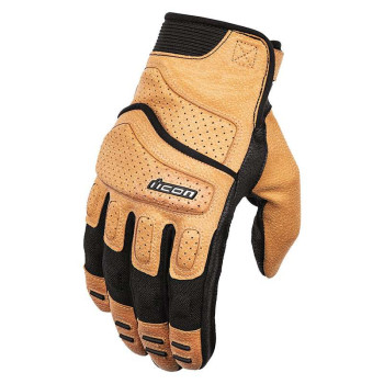 Gants moto Icon SUPERDUTY 3 MARRON