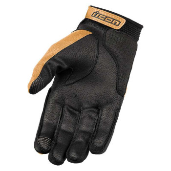Gants moto Icon SUPERDUTY 3 MARRON