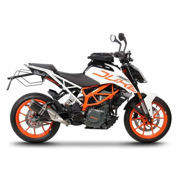 Sacoches cavalières Shad E48 + écarteurs KTM DUKE 125/390 17- (K0DK17SE)