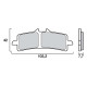 Plaquettes de frein sinter Brembo 07BB37SA