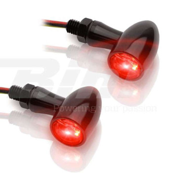 Clignotants moto Vparts LED + feu arrière