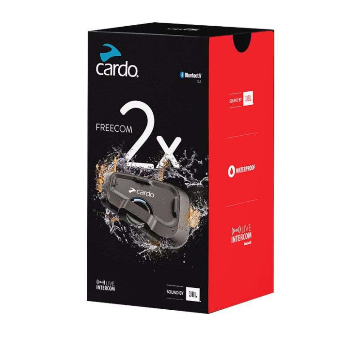Cardo FREECOM 2X JBL SOLO motorcycle intercom (1 headset)