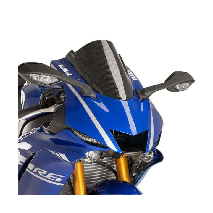 Bulle Puig RACING colorée (9723) Yamaha YZF-R6 17- R7 22-