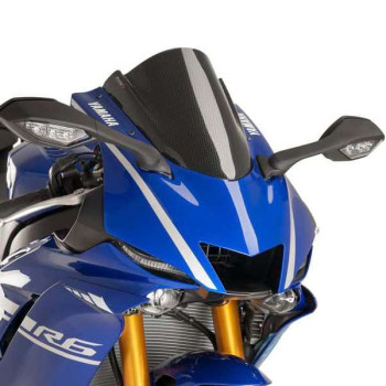 Bulle Puig RACING colorée (9723) Yamaha YZF-R6 17- R7 22-