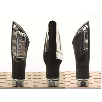 Clignotants moto Vparts SPIKE leds + répétiteur veilleuse