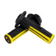 Poignées moto cross ODI EMIG PRO V2 LOCK-ON Noir/Jaune