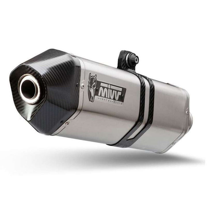 Mivv SPEED EDGE stainless steel approved muffler (CF.001.LRX) CF Moto 800MT