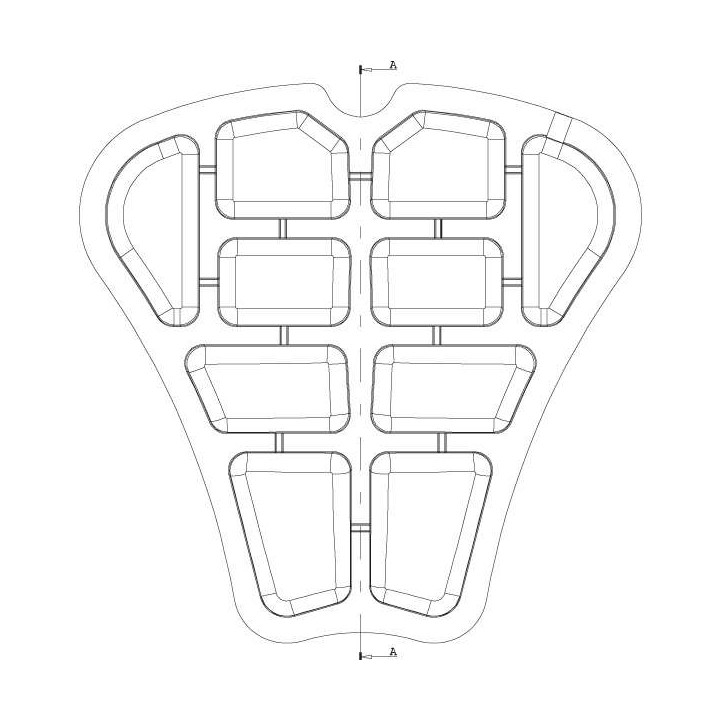 Coussin de selle Wild Ass SPORT AIRGEL (Polyuréthane + Gel)