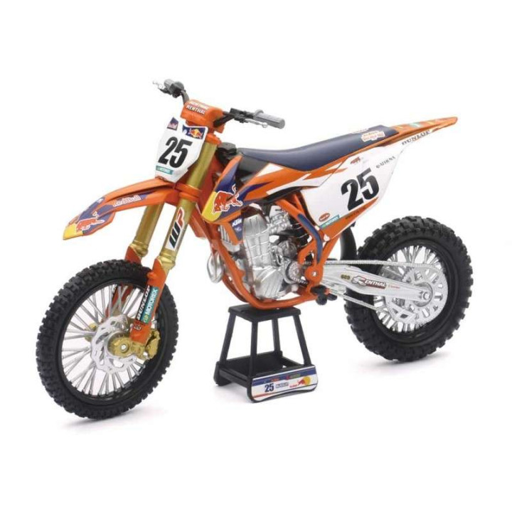 Miniature moto KTM 450 SXF MUSQUIN 1:10