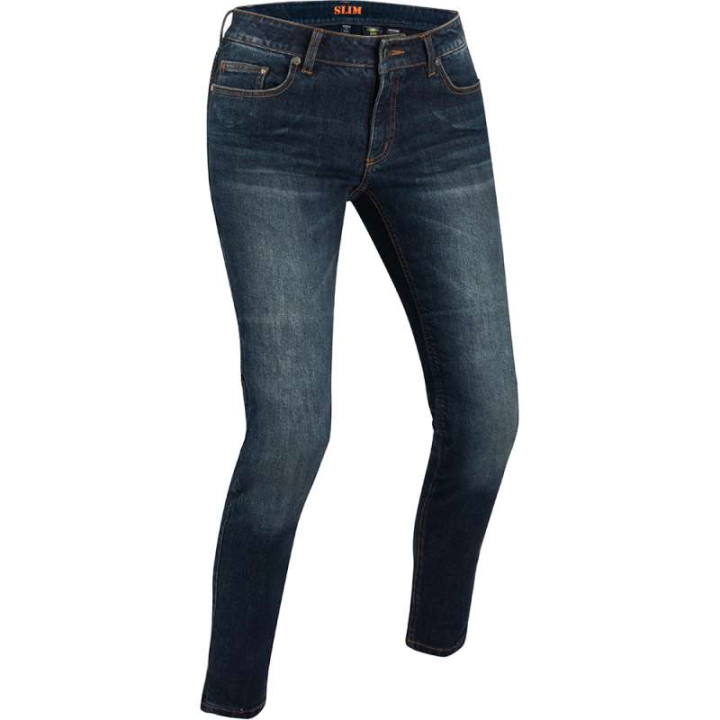 Jean moto femme Bering LADY TRACY BLEU