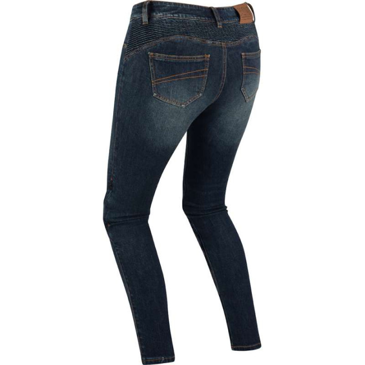 Jean moto femme Bering LADY TRACY BLEU