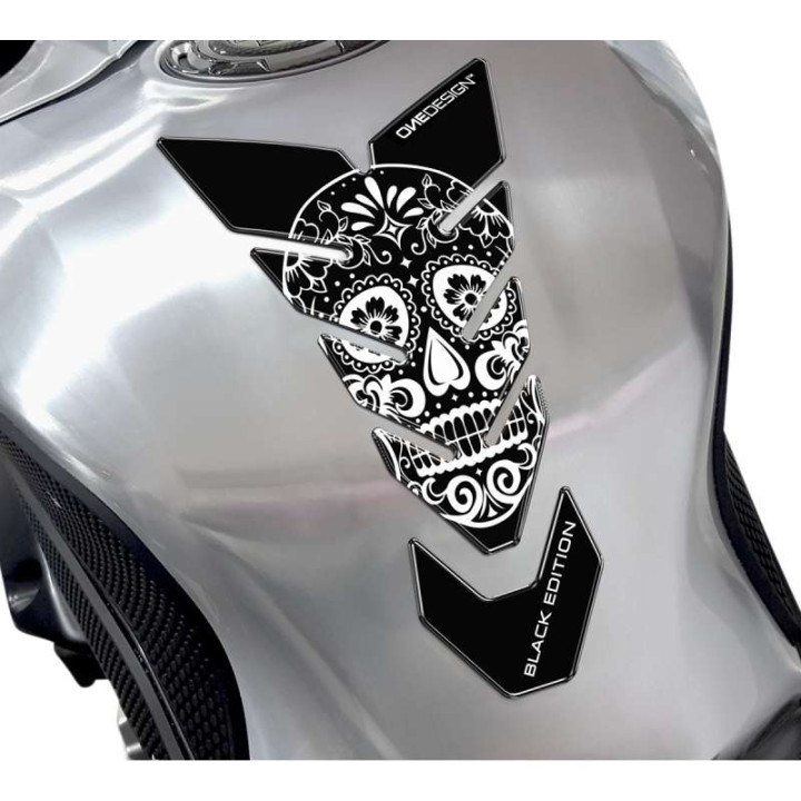 Protection de réservoir moto OneDesign BLACK ED. SKULL CGBE6P