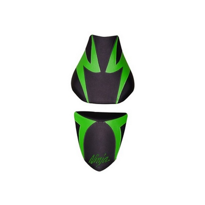 Housse de selle Bagster (2150F) Vert/Noir/Lettres Vertes Kawasaki ZX10R 06-07 Housse de selle Bagster (2150F) Vert/Noir/Lettres Vertes Kawasaki ZX10R 06-07