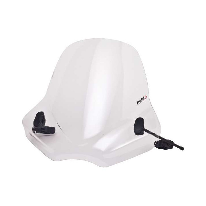 Puig TOURING II universal colorless windshield (5267W) for trapezoidal lights