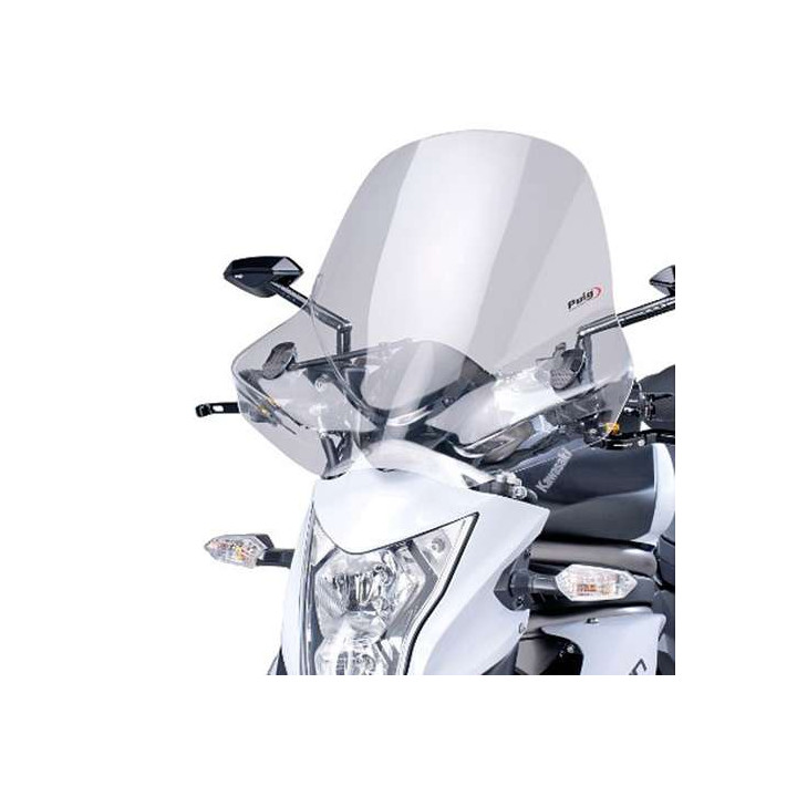 Puig TOURING II universal colorless windshield (5267W) for trapezoidal lights
