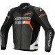 Alpinestars GP FORCE Leather Jacket Black/White/Fluorescent Red