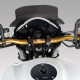 Pontets moto Barracuda 28mm NOIR pour Té de fourche percé