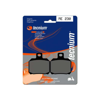 Plaquettes de frein organique Tecnium ME230