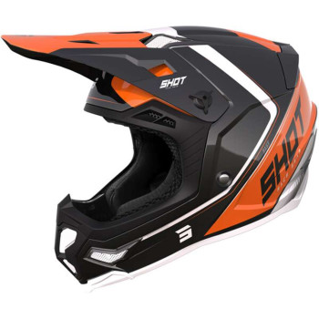 Casque cross Shot CORE FAST ORANGE PEARLY
