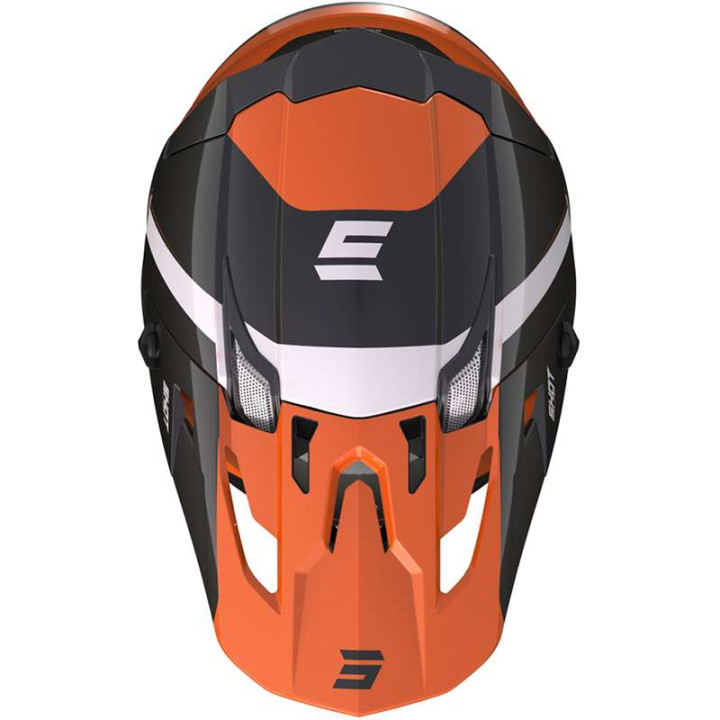 Casque cross Shot CORE FAST ORANGE PEARLY